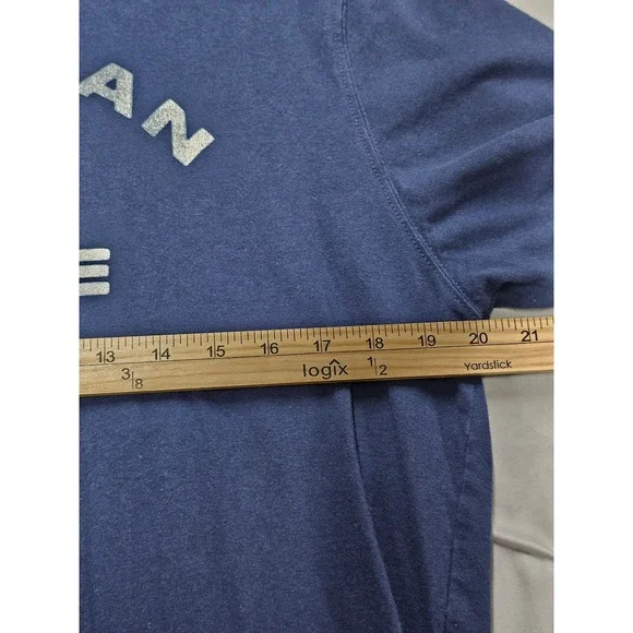 Men's Super Soft Standard‎ Fit T-Shirt Blue Size Large - Picture 6 of 7